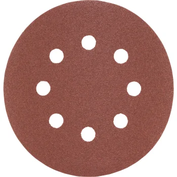 Šlifavimo diskai Makita P-43664, 125 mm, K120, 8 skylės, 50 vnt.