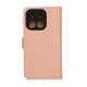 Atverčiamasis dėklas Smart Triangle skirtas Realme 16 Pro 5G, rožinis