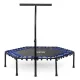 Neo-Sport fitneso batutas su rankena, 127 cm, mėlynas