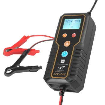 LTC 12V/24V 15A automatinis mikroprocesorinis akumuliatoriaus įkroviklis