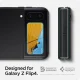 Spigen Glas.tR EZ Fit FC apsauginis stiklas Samsung Galaxy Z Flip 4, 2 vnt. (Juodas)