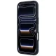 Mercedes Leather Semi Wrap Iconic Line MagSafe dėklas iPhone 18 Pro Max / 17 Pro Max, mėlynas