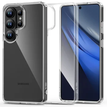 Tech-Protect Samsung Galaxy S26 Ultra Case FlexAir Hybrid, Clear