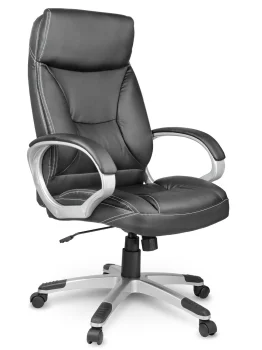 Sofotel 223 Faux Leather Office Chair, Black