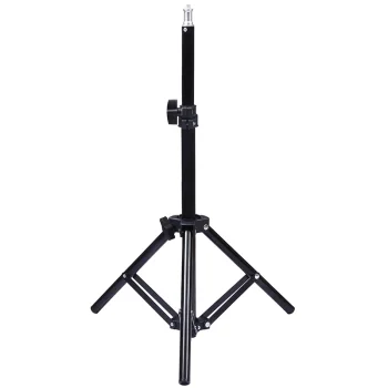 Trikojis stovas fotoįrangai ir LED lempoms 57-160 cm, 1/4", juodas