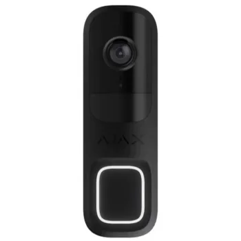 Išmanusis vaizdo skambutis Ajax DoorBell (147712), juodas
