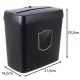 Dokumentų naikiklis Izoxis 00025663, 12.5 l, P-4, juodas