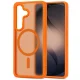 Tech-Protect Magmat MagSafe Case for Samsung Galaxy S26 - Orange Matte