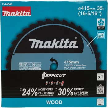 Diskinio pjūklo diskas medienai Makita E-24848 EFFICUT 415x2.3x30 mm 35T