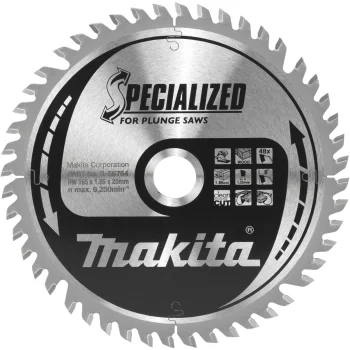 Diskinio pjūklo diskas Makita Specialized B-56764 medžiui, 165 x 20 mm, 48T