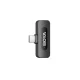 Belaidis mikrofonas BOYA BY-V10 V2.0, 2.4 GHz, USB-C, juodas