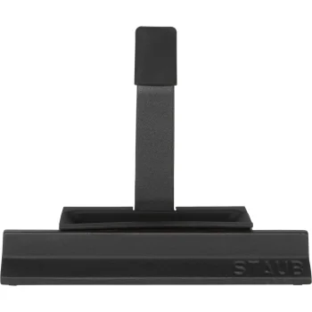 Staub ketaus dangčių laikiklis 22–33 cm dangčiams, juodas