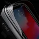 Tech-Protect V2 dviračio rėmo krepšys su telefono skyriumi 1l, juodas
