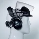 Veido apsaugas su ausinėmis uvex pheos faceguard, 52-64 cm, juodas