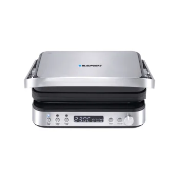 Blaupunkt GRS901 elektrinis grilis ir vaflių keptuvė 3-in-1, juodas/sidabrinis