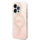 Guess dėklo ir įkroviklio rinkinys iPhone 14 Pro, rožinis