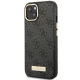 Guess 4G Logo Plate MagSafe dėklas iPhone 14 Plus, juodas