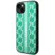 Karl Lagerfeld Monogram Stripe dėklas, skirtas iPhone 14 Plus, žalias