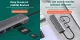 USB 3.0 ir USB-C šakotuvas su SD ir TF kortelių skaitytuvu, 3x USB 3.0, pilkas