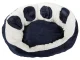 Plush Pet Bed for Dogs and Cats, 60x50 cm, Navy Blue