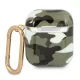 Guess Camouflage dėklas AirPods 1 / 2 kartai, žalias