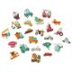 Ikonka KX6018 Kids Puzzle in Metal Tin, Vehicles, 48 Pieces