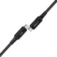 Laidas Acefast C4-03 USB-C į USB-C, 100W, 5A, 480 Mb/s, 2m, juodas