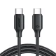 Joyroom USB-C į USB-C laidas 60W 3A 1m juodas (S-CC060A9)