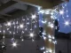 LED lempučių užuolaida 300 LED, 10 m, jungiama, šaltai balta