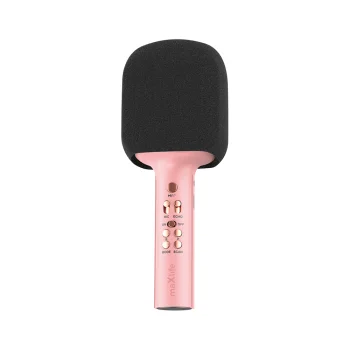 Maxlife MXBM-600 Bluetooth Karaoke Microphone with Speaker, Pink