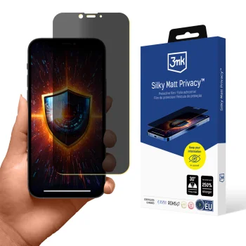 Apsauginė plėvelė 3mk Silky Matt Privacy, skirta iPhone 13 Pro Max, matinė