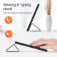 Atverčiamas dėklas Dux Ducis Domo skirtas Samsung Galaxy Tab S9 su stovu, juodas