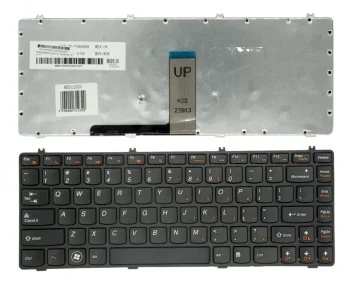 Lenovo IdeaPad Y470 / Y471 pakaitinė klaviatūra (US), juoda