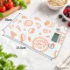 Elektroninės stiklinės virtuvinės svarstyklės 5 kg / 1 g su taros funkcija ir LCD ekranu