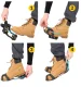 MOUNTAIN GOAT Ice Snow Traction Cleats Crampons Anti-Slip Snow Shoes Cleats for Men Women Hiking, Size L (41-44)