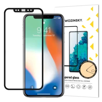 Apsauginis stiklas Wozinsky Full Glue, skirtas Apple iPhone XR / 11, juodas