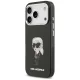 Karl Lagerfeld IML Aquarelle Karl & Logo MagSafe dėklas iPhone 17 Pro, juodas