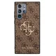 Guess Samsung Galaxy S22 Ultra Case 4G Big Metal Logo, Brown