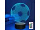 3D LED Football Night Light with Remote Control, 16 Colors