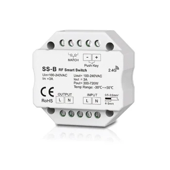 Ismanusis RF jungiklis SS-B 100-240V AC 3A