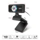 HXSJ S90 HD internetinė kamera 720P su mikrofonu, juoda