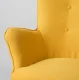 Sofotel Norse Wingback fotelis su pufu, geltonas