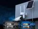 Lauko 4G SIM solarinė IP kamera su judesio jutikliu ir 10x artinimu, balta