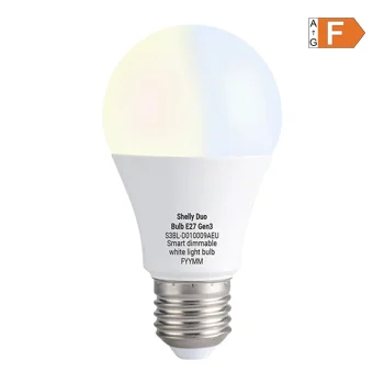 Shelly Duo E27 Gen3 išmanioji LED lemputė