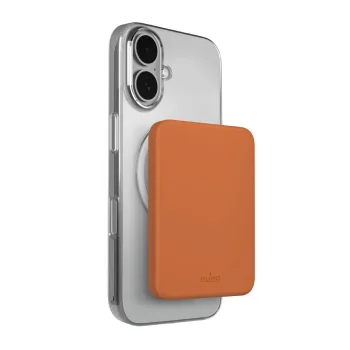 Išorinė baterija Puro Slim Power Mag 4200mAh MagSafe - Oranžinė