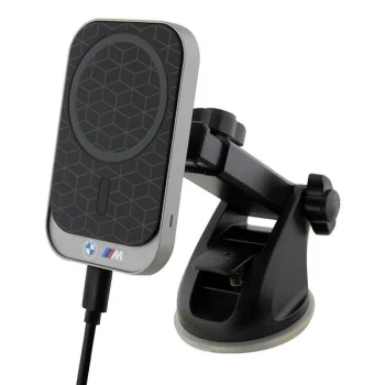 BMW M Edition MagSafe Car Holder with 15W Wireless Charging - Black