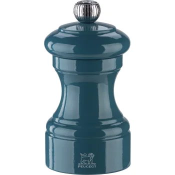 Pipirų malūnėlis Peugeot Bistro 10 cm, lakuota mediena, mėlynas