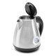 Huslog AK-02034H elektrinis retro virdulys, 1.7L, 2200W, juodas/sidabrinis