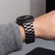 Tech-Protect Stainless plieninis dirželis Samsung Galaxy Watch 40/44/46 mm, juodas