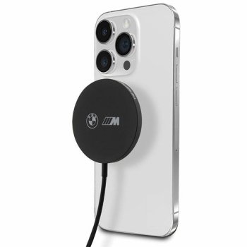 BMW M Edition MagSafe 15W belaidis įkroviklis, juodas
